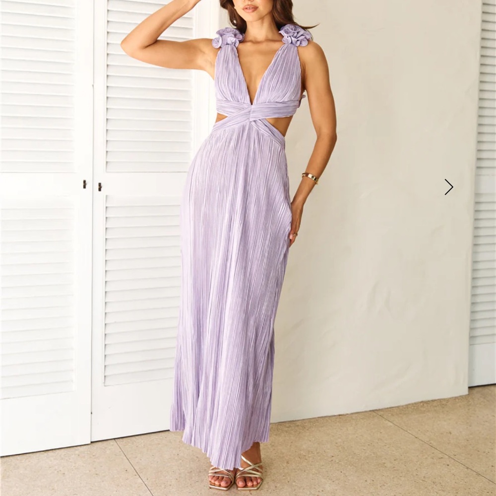 Hello Molly Lavender Maxi Dress